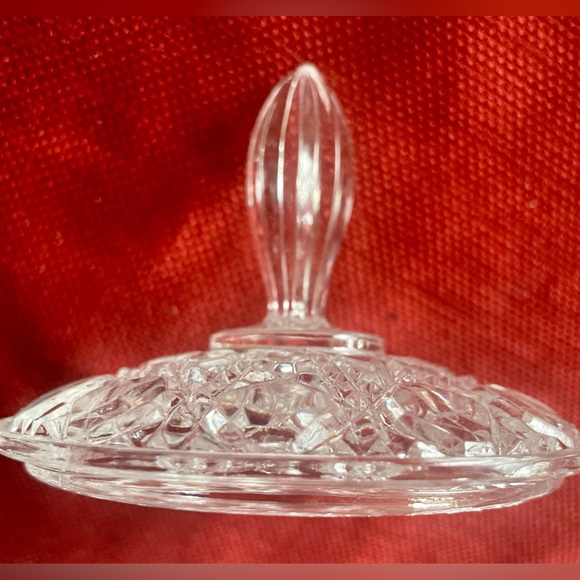 4pc Vintage Glass Creamer Tray & Sugar Jar w/ Lid Set  Home Accessory Tableware - Picture 5 of 6